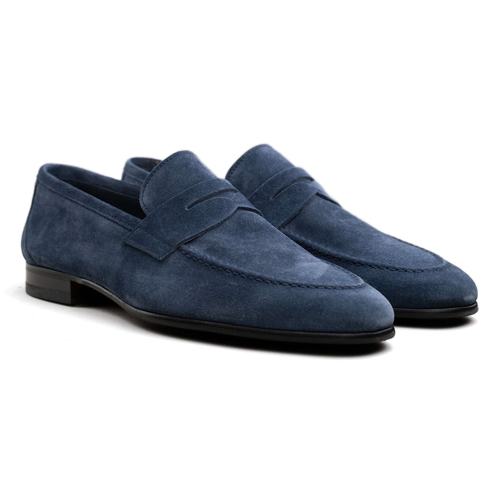 Unlined Penny Loafer - Blue Suede