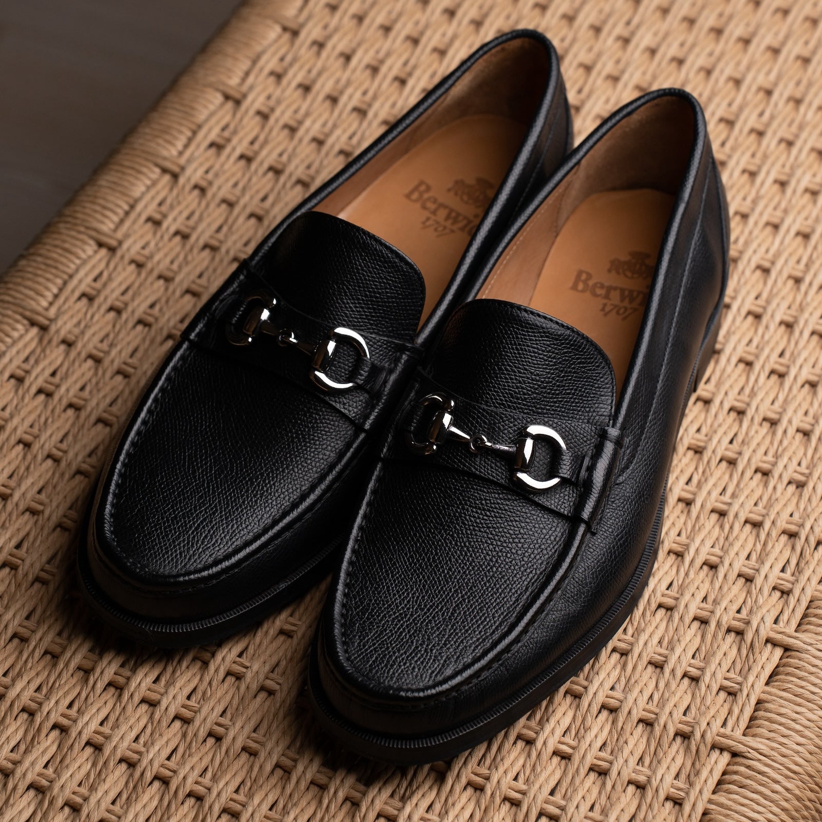 Bologna Bit Loafer - Black Grain Leather