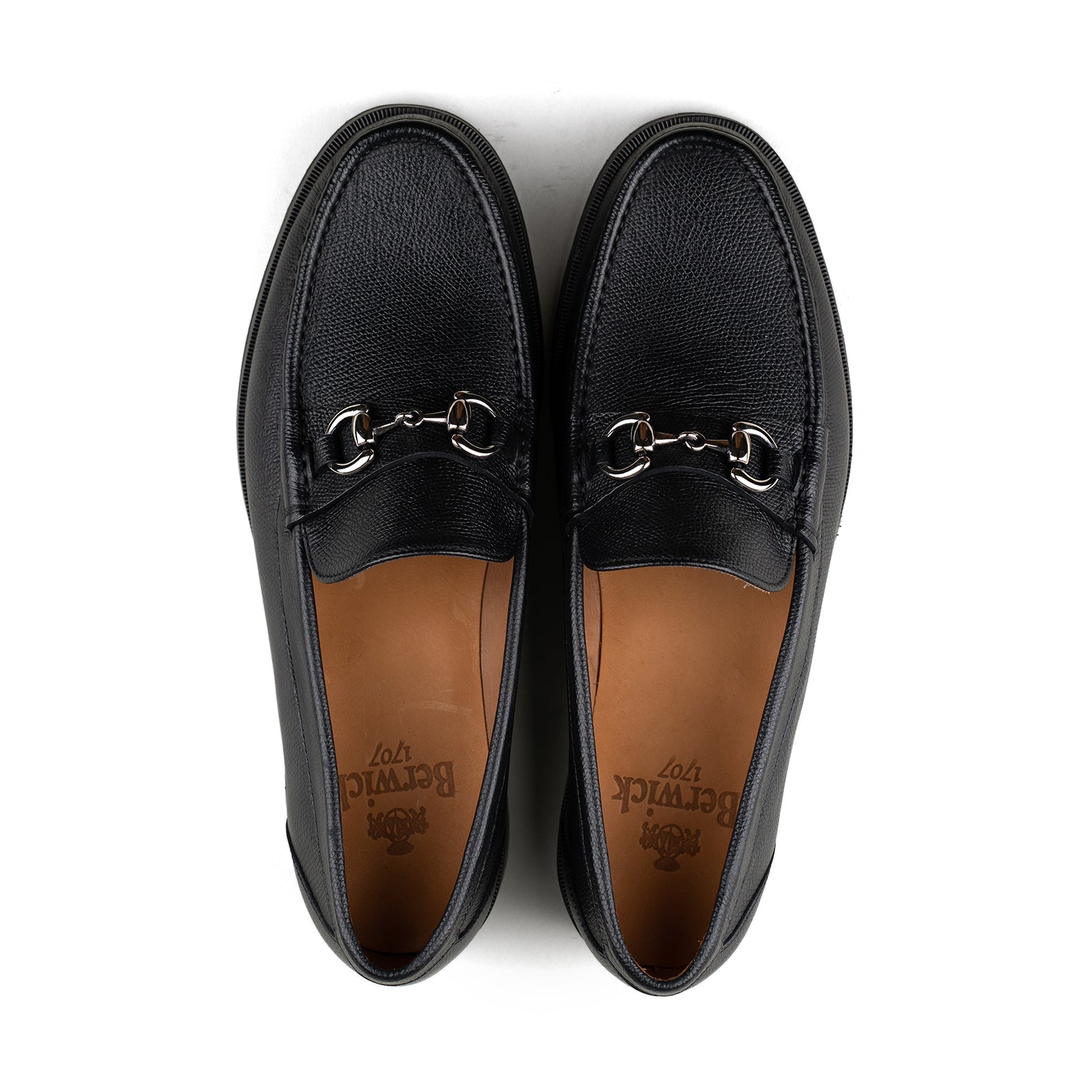 Bologna Bit Loafer - Black Grain Leather