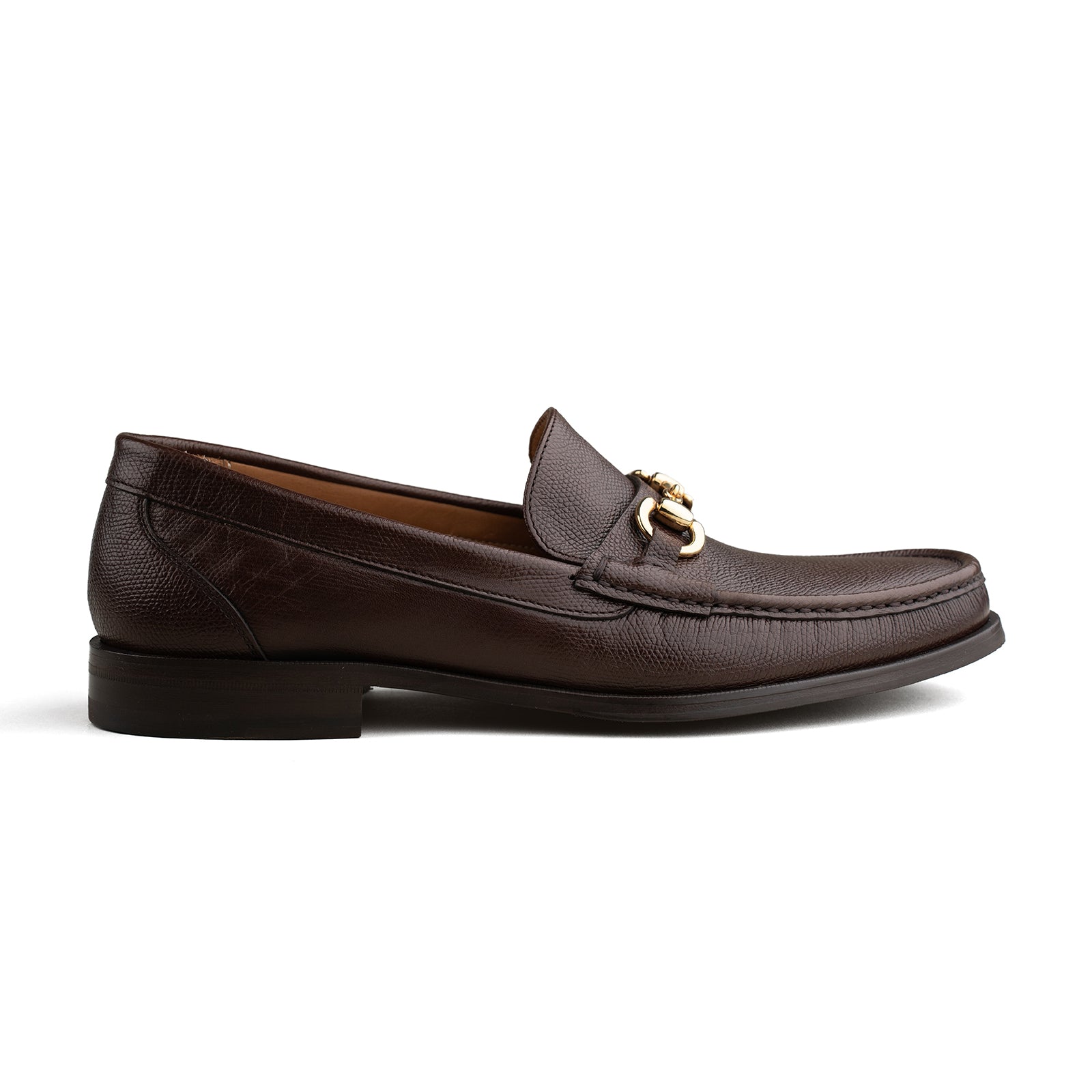 Bologna Bit Loafer - Brown Grain Leather