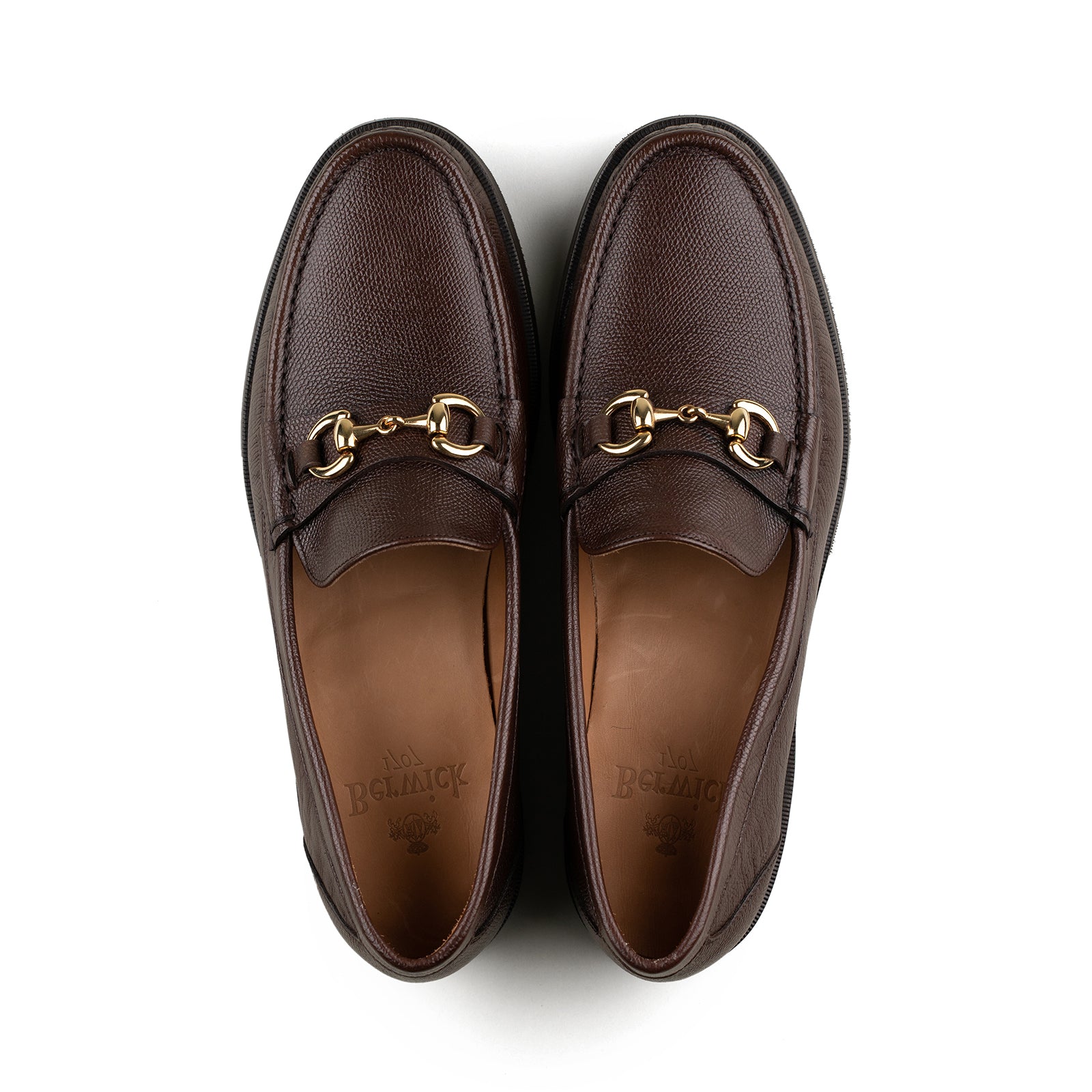 Bologna Bit Loafer - Brown Grain Leather