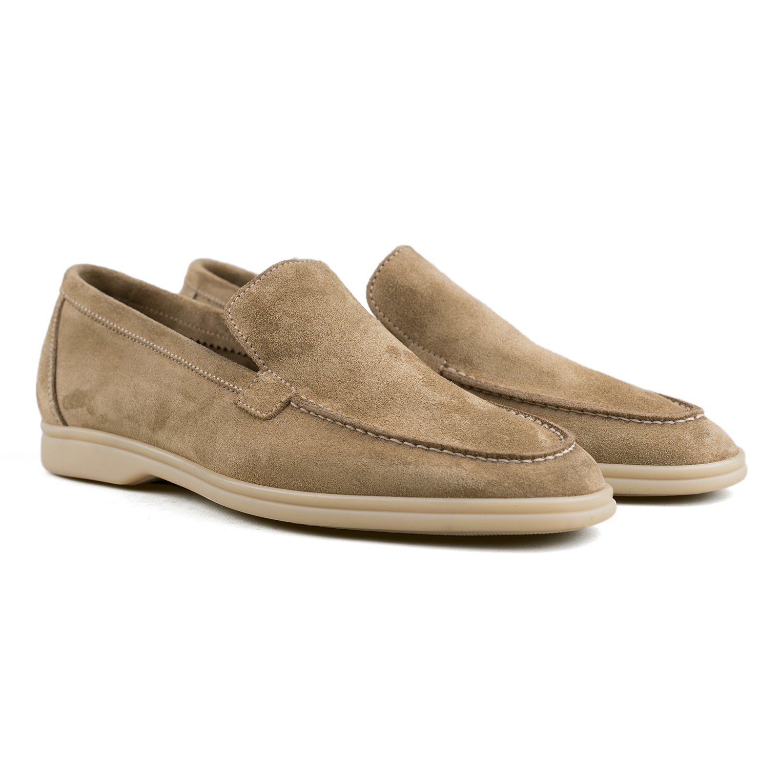 Berwick Palma Flex Venetian Mens Maple Sand Suede Loafer 