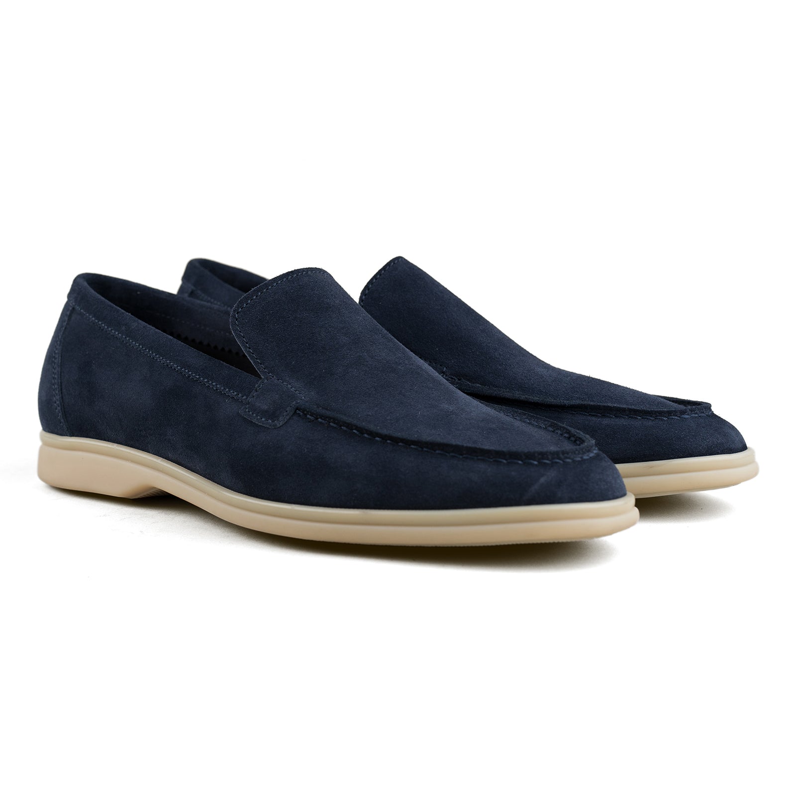 Berwick Palma Flex Venetian Mens Navy Suede Loafer