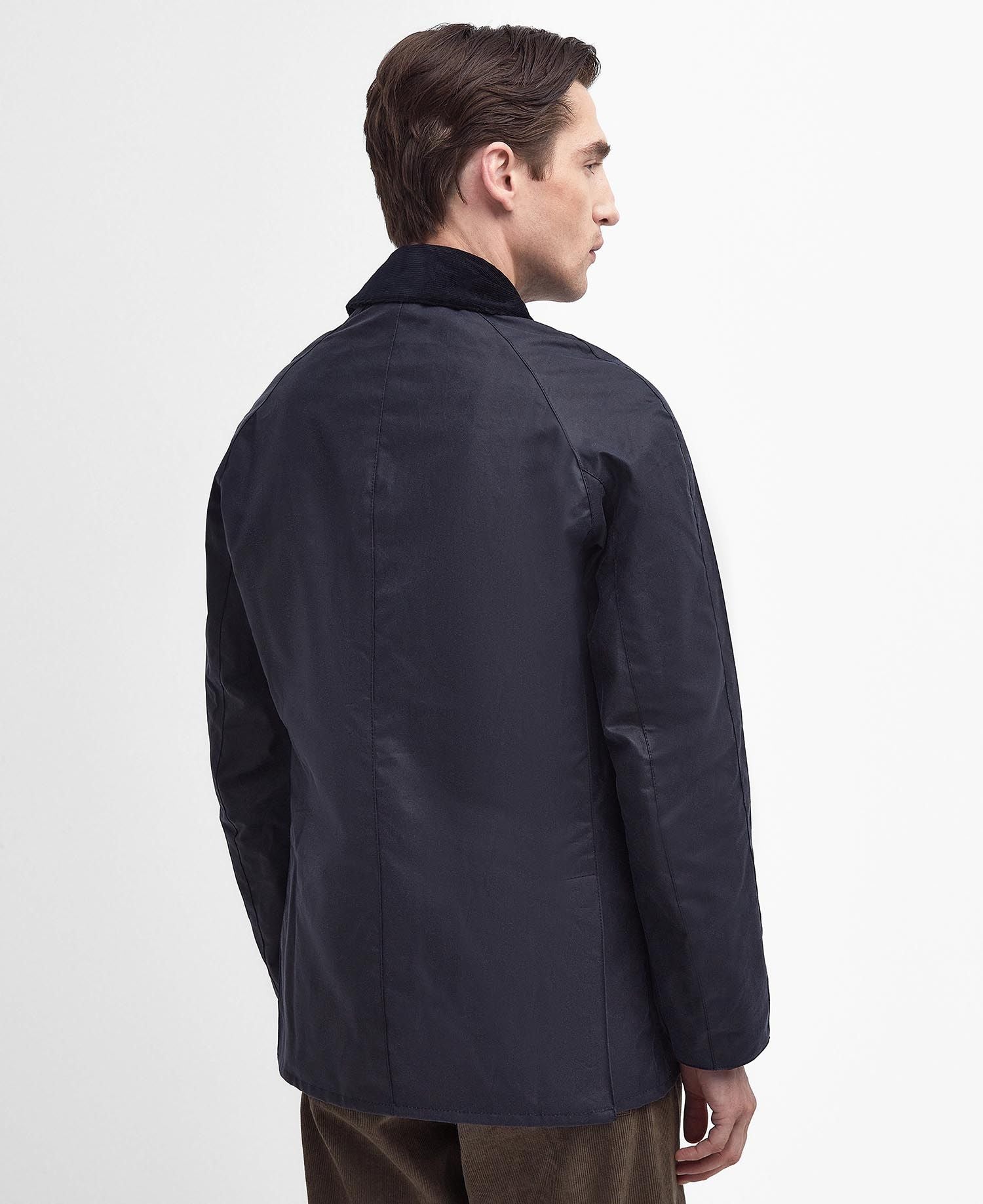 Ashby Waxed Jacket - Navy