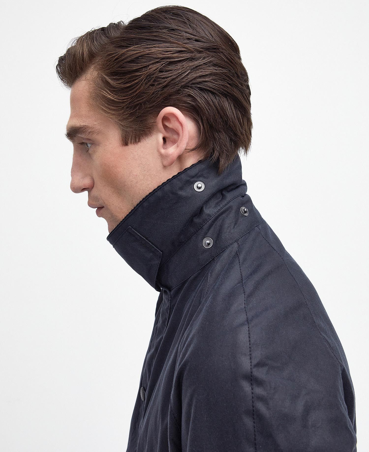 Ashby Waxed Jacket - Navy