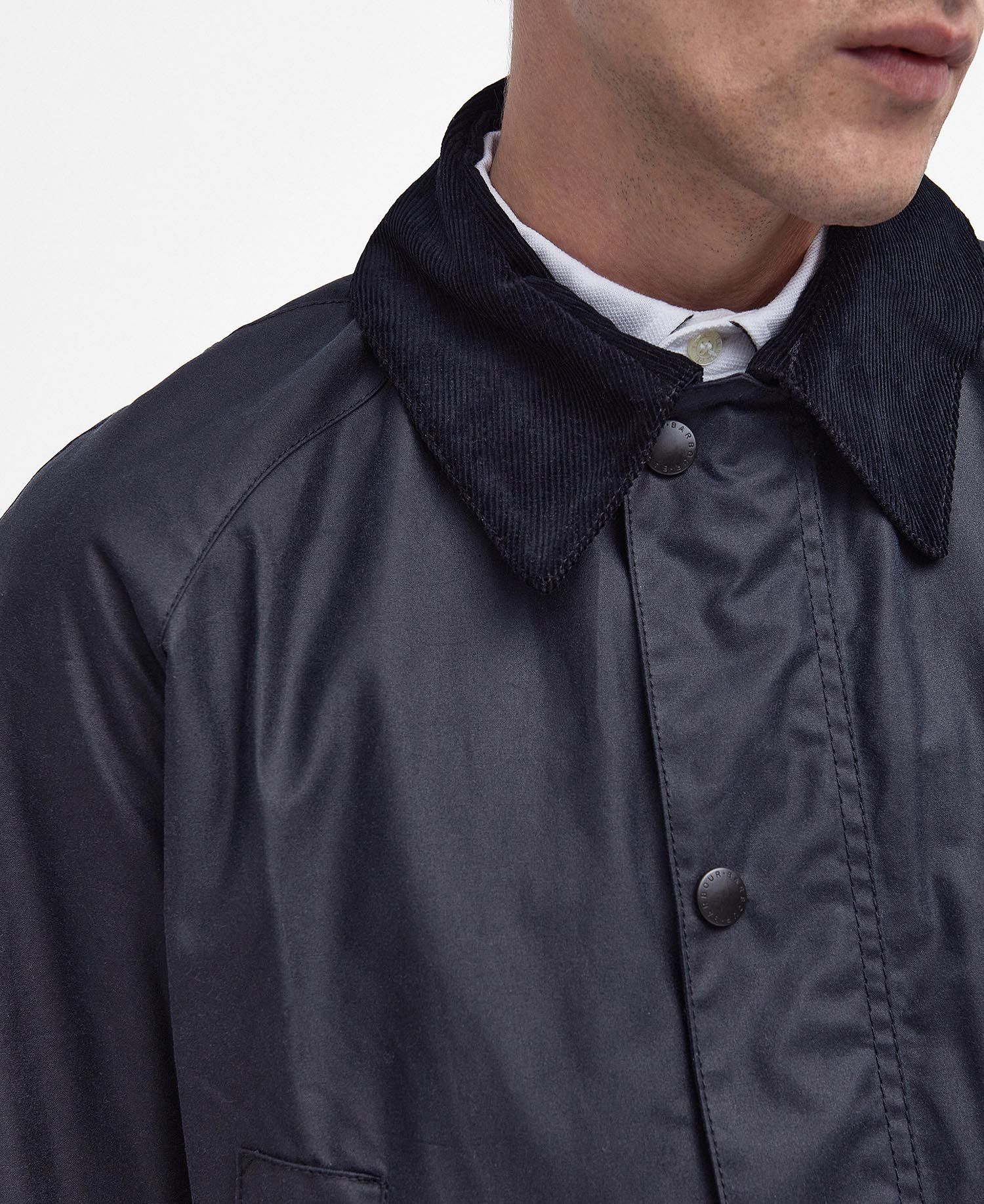 Ashby Waxed Jacket - Navy