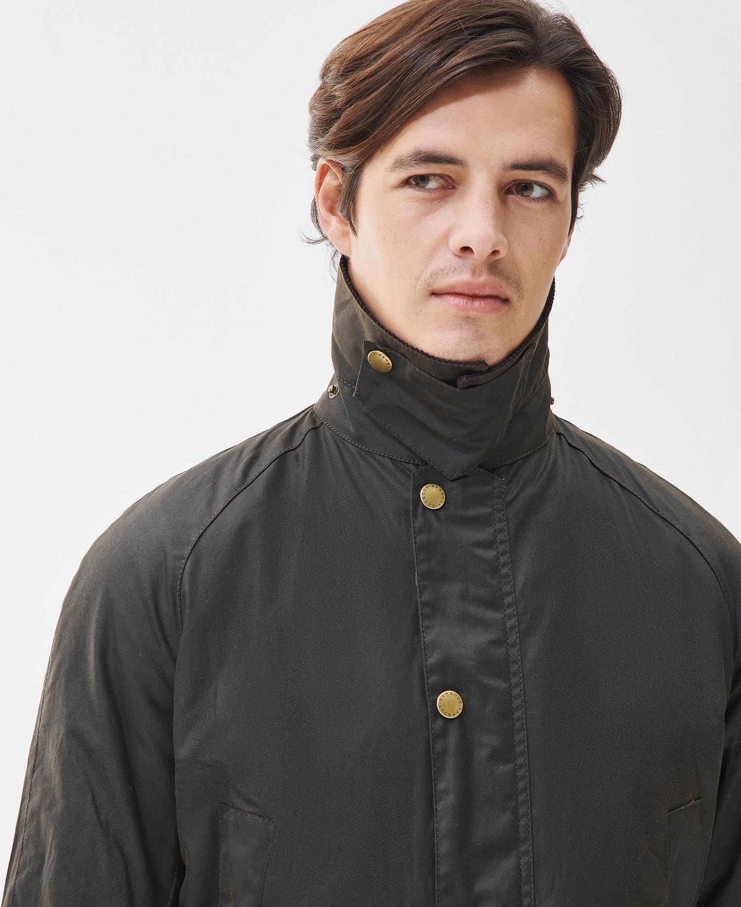 Ashby Waxed Jacket - Olive