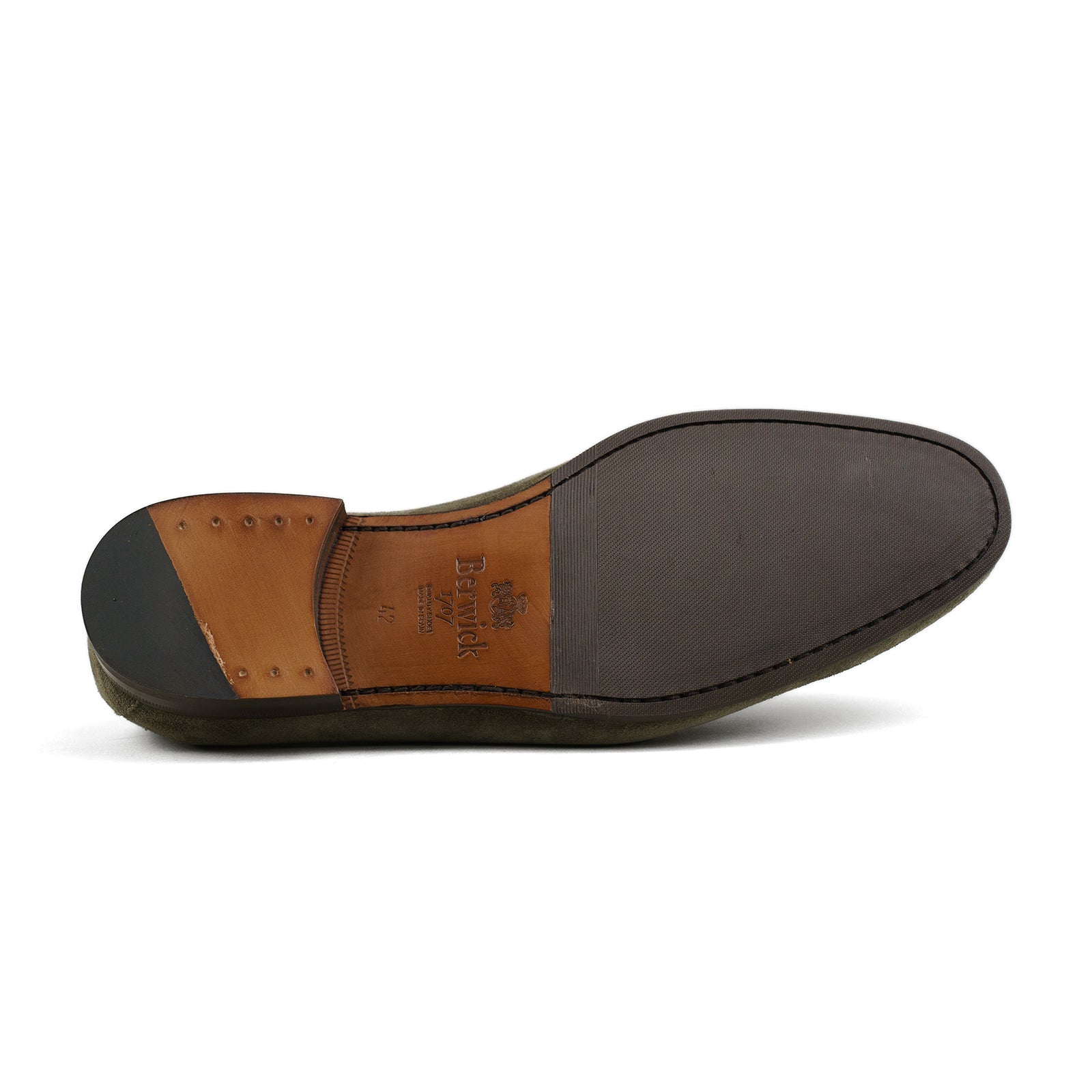 Belgian Tassel Loafer - Maple Suede