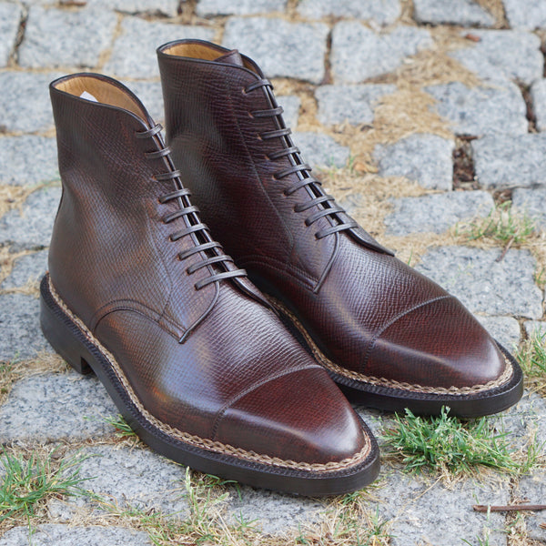 Style 3824 Mod. - Saddle Brown Hatchgrain