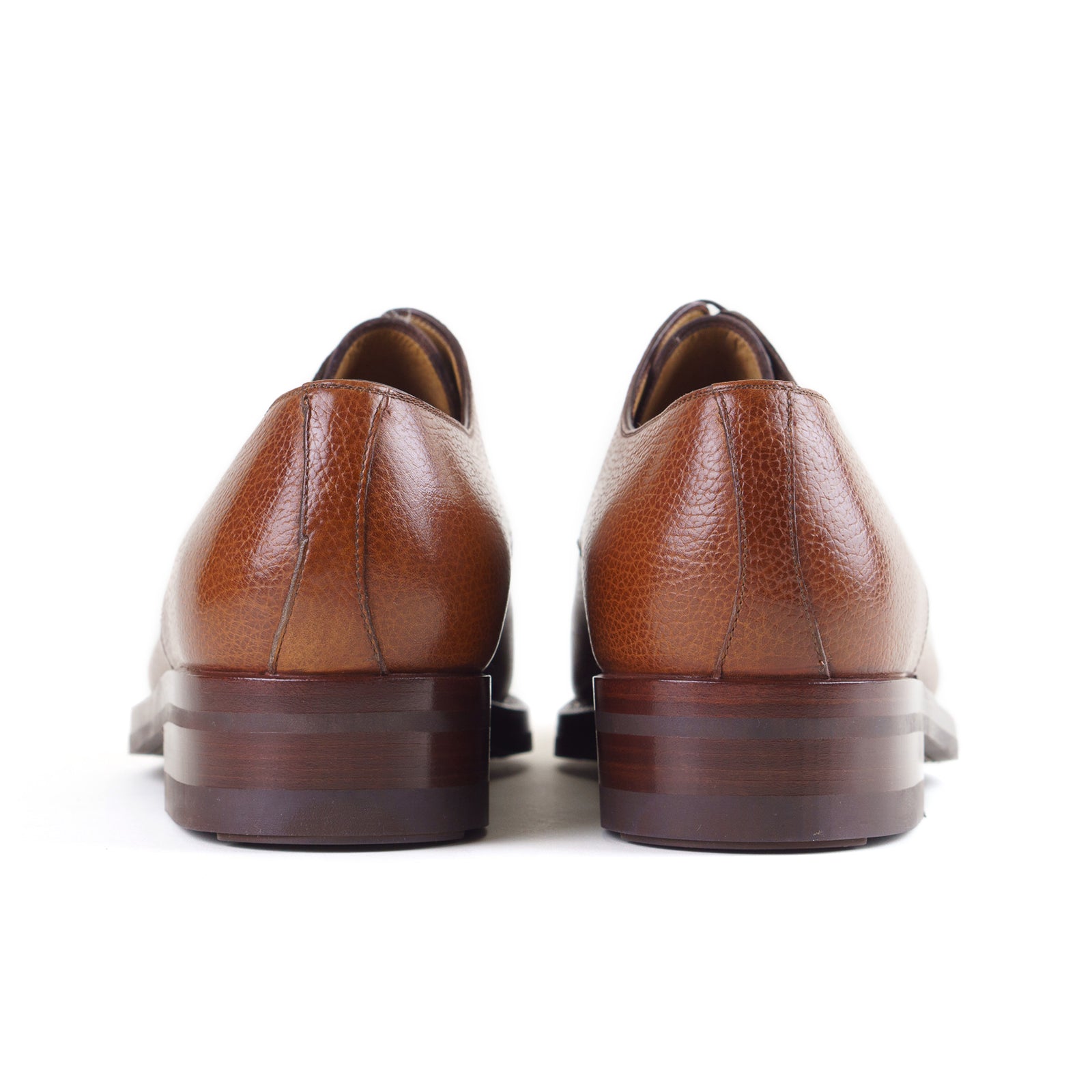 Derby Split Toe Brown Calf - Partenope