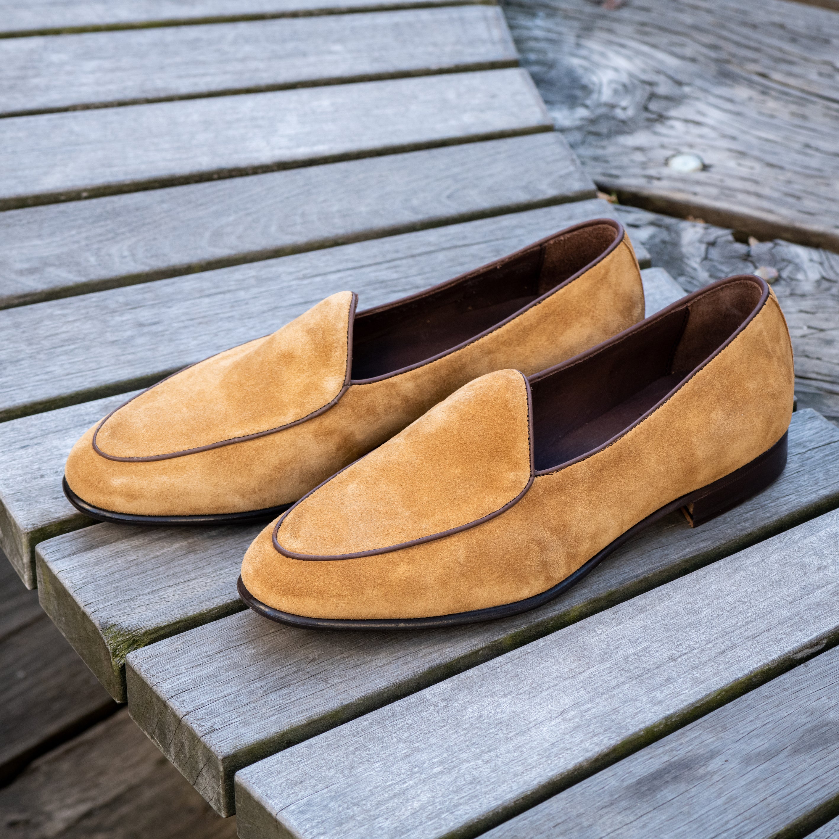 4950 Belgian Loafer - Rame Florence Suede