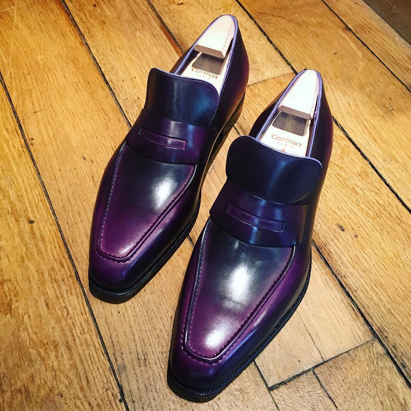 Yawl - Aubergine Calf Patina